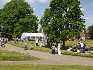 View of the village green, from Creaton in Bloom 2014