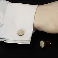 Harris tweed cufflinks