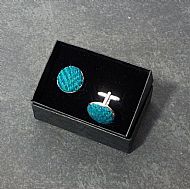 Harris tweed cufflinks