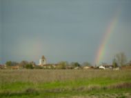 rainbow over Bonnes