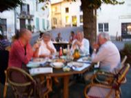 just outside Hotel de France, Aubeterre