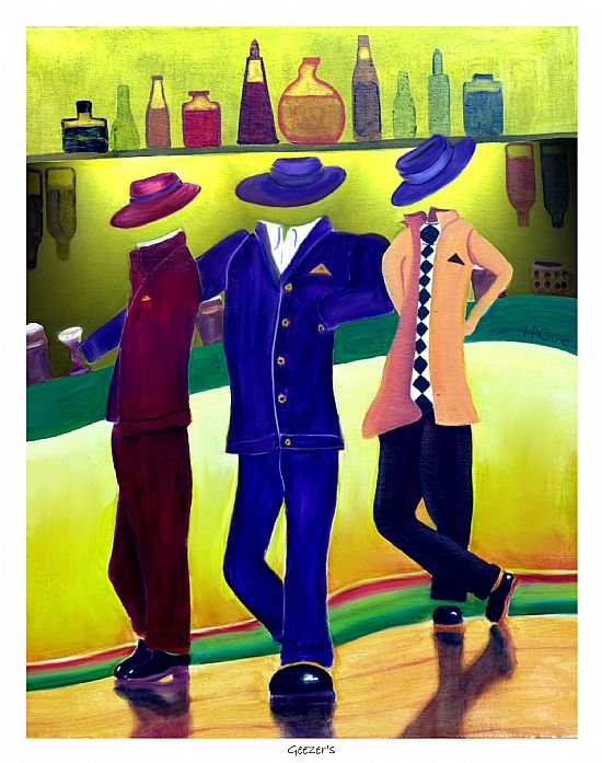 funny art - geezers