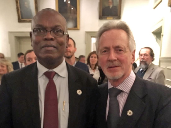 philip muruthi with pdc-uk trustee derek fry