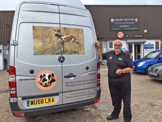 pdc uk new van livery 2