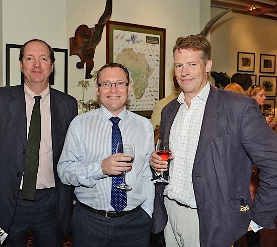 enjoying pw wines - lord fairfax, michael tinning and brigadier tom ogilvie-graham