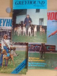 My greyhound Magazines from years gone by.