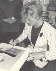 Diana, Princess of Wales, visiting, 1991