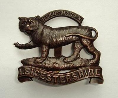 leicestershire regt. great war cap badge