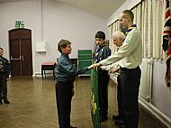 Investiture of a Cub to Scouts