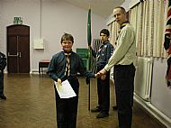 Investiture of a Cub to Scouts 3/3
