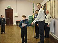 Investiture of a second Cub to Scouts 3/3