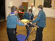 Scouts pioneering