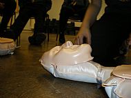 Scouts Emergency Aid staged badge work