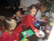 Making Christmas cards 2012