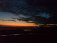 Sunset over Blackpool Beach