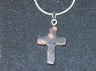 Dinosaur Jasper Cross Necklace