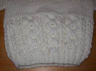 Close up of previous garmant