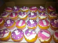 Baby Girl Shower Cupcakes