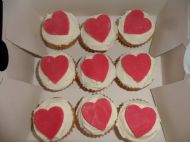 Valentines Day mini cupcakes