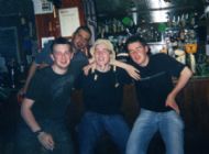 Cromarty pub with Iain, Ross n Greig