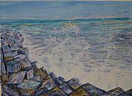 Seascape, Acrylic, G. Feeley