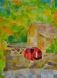 Watermill after Paul Klee, L Walker