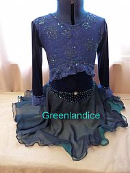 Spanish/Gypsy ice dance dress