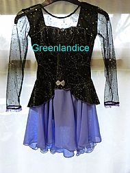 Black/Lavender March dress