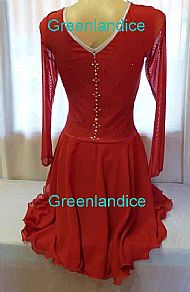 Jeannie design in Red Back View
