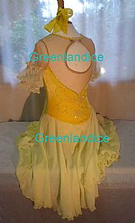 Yellow Kimmie dance Back view