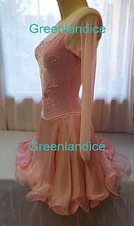 Kimmie design Ice Dance dress in Pink