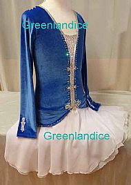 Royal Blue/White March Dress PL