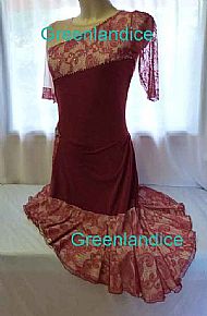 Victoria design Latin dance dress