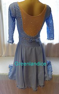 Wendy design in Blue Back View