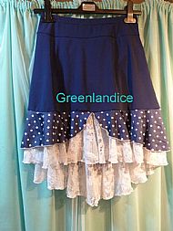 Polka Dot Ice Dance Skirt