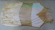 Eleanor design Showtime dress White/Gold