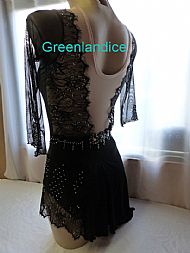 Grace in Black Back View
