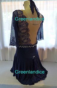 Grace design in Midnight Blue Back View