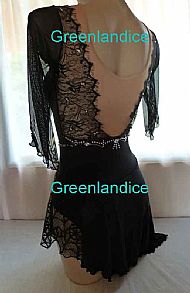 Grace Tia design Black Spider dress Back View
