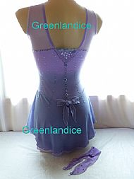 Jeannie design Lilac/Lavender Back View