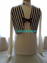 John design Black White stripe