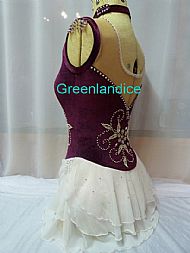 Kimmie Design in Burgundy Back View