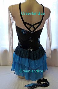 Lexie design Spanish dress Back View