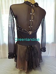 Lisa design in Hematite Back View