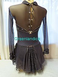 Lisa design in Hematite Back View