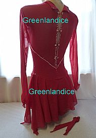 Lisa design in Red Back View