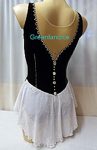 Rebecca design in Black/White Back View