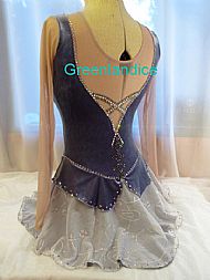 Rebecca Design Celtic Dress back view