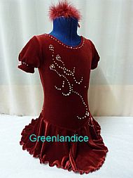 Sarah Design Dark Red