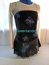 Sophie Design in Black/Turquoise